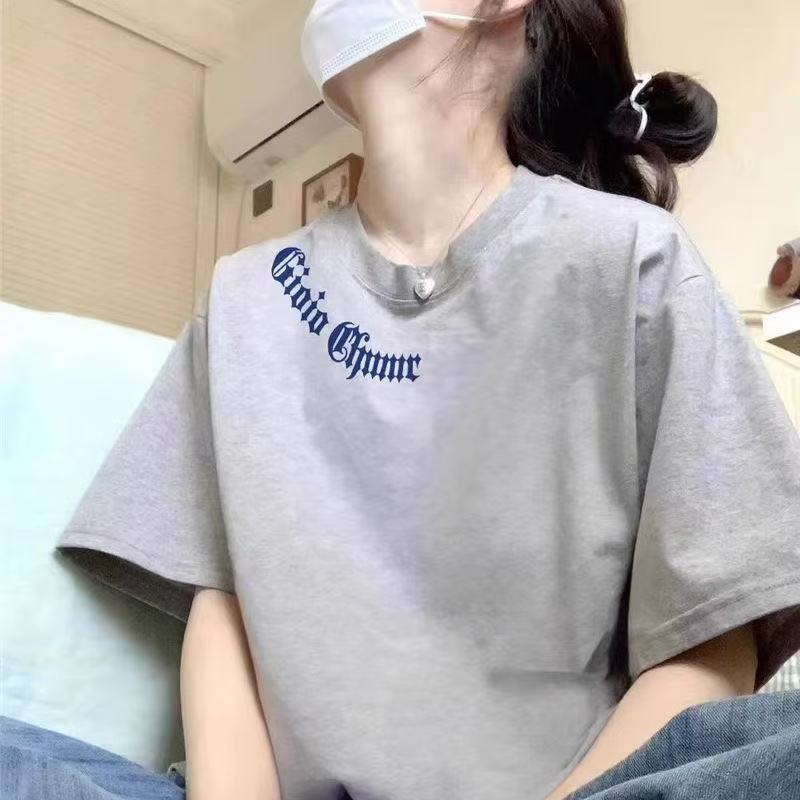 해피유통 여성 여름 루즈핏 프린트 반팔 티셔츠 심플한 캐주얼디자인14세 이상 17,110원