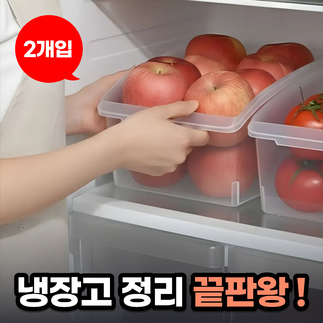 펄빈 깔끔정리 냉장고 정리 수납박스 10,900원