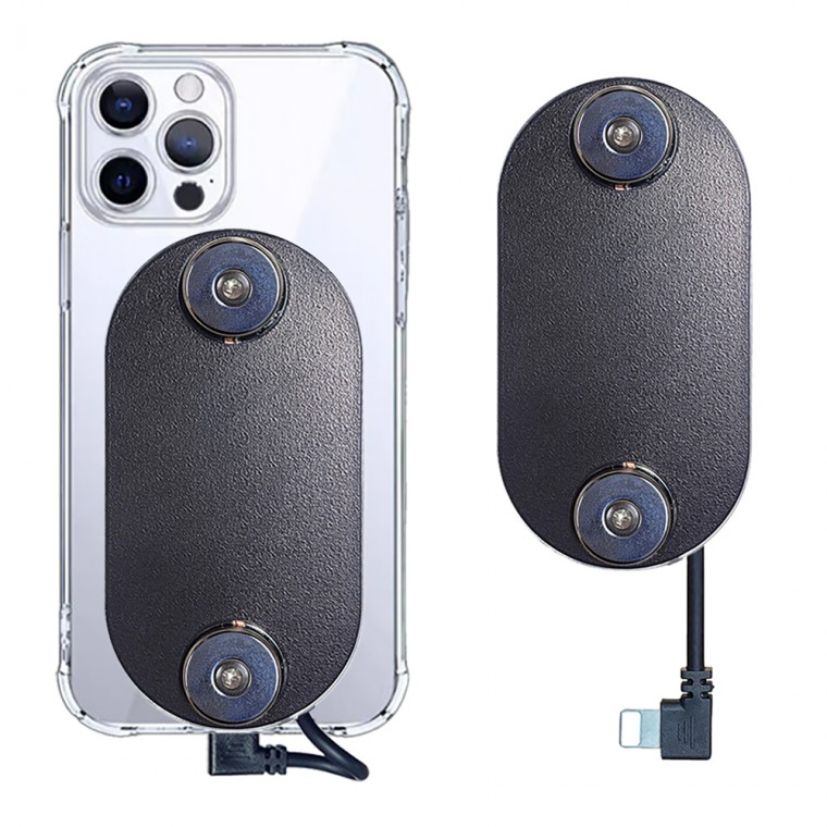 인씨네 오토바이 배달대행 범퍼 투명 젤리케이스와 아크릴블랙 8핀 충전패드 딱판 찍판 자석거치대 충전용 19,050원