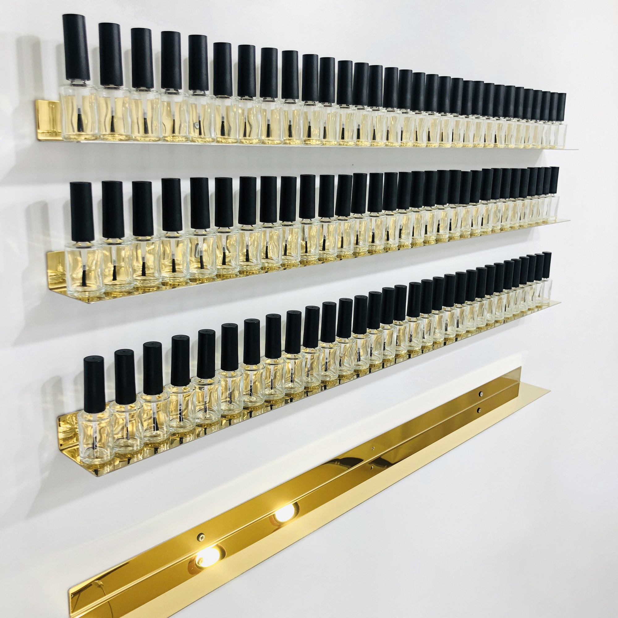 선반킹 네일선반 골드미러 벽선반 네일진열장 네일진열대 42,000원