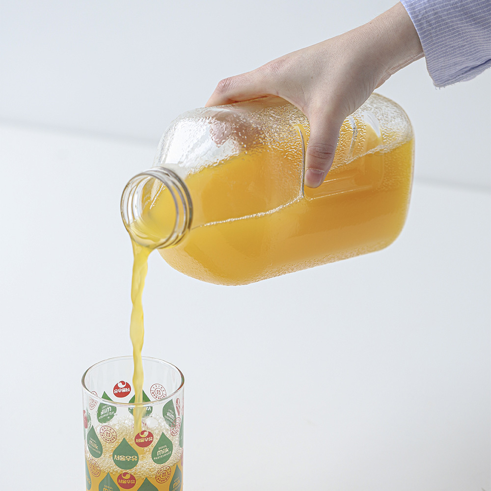 추억 레트로 델몬트 주스 주스 물병 500ml 1.5L 옛날물병 업소용물병 가정용물병 유리물병 국내생산, 1개, 500ml, 레트로 물병 6,900원