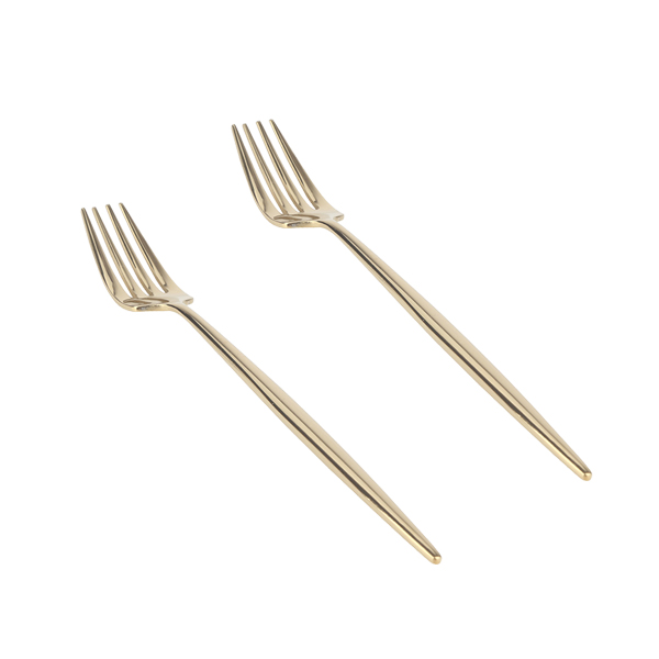 백산 킹덤 커트러리 샐러드 포크, 골드, 2개 11,900원