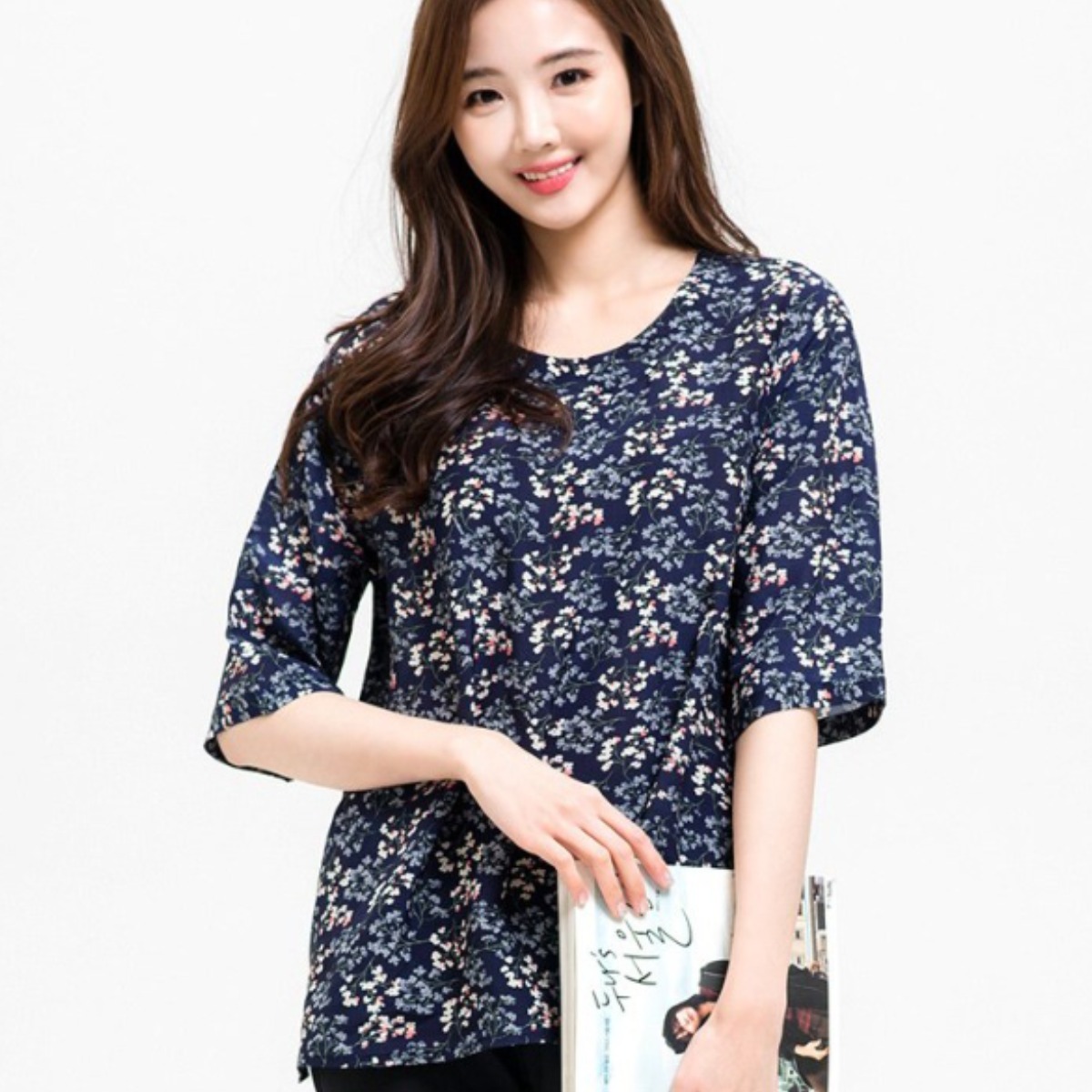 이라인 국산 풍기인견 7부 블라우스 (~2XL) 35,900원