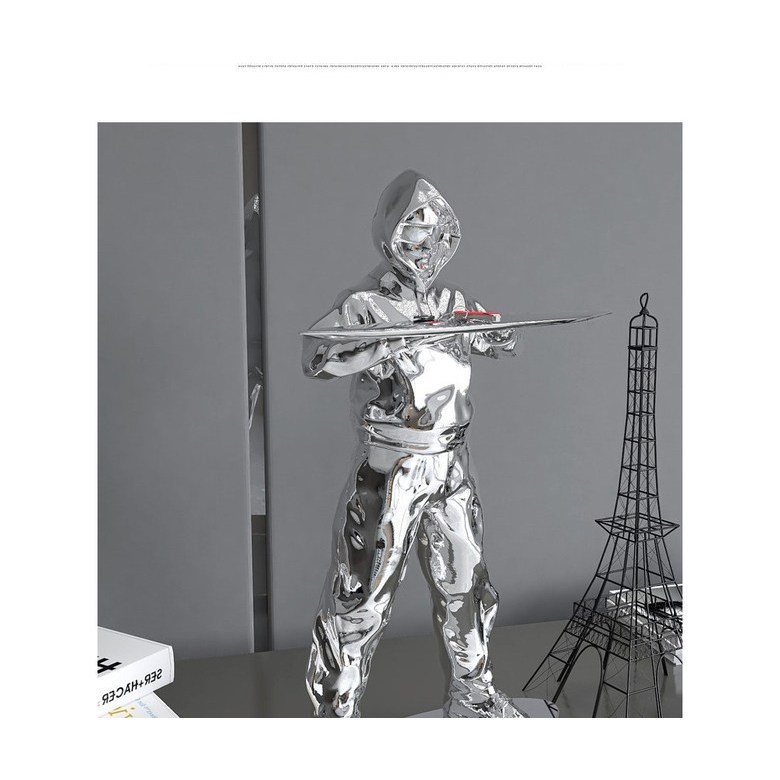 선물용 거실 홈데코 벽장식 인테리어 소품 조각 독특한 장식 소품 쁘띠끄빌라쥬, 실버 110,000원