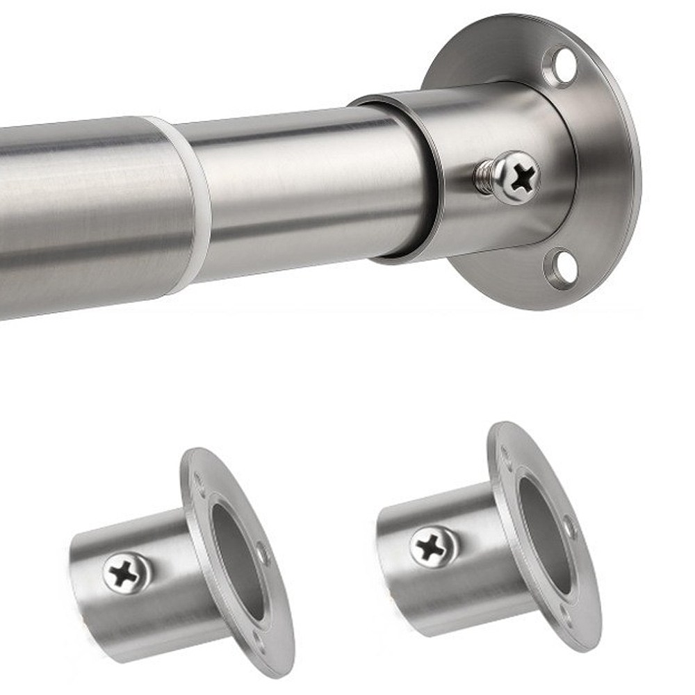 Vellichor 다용도 신축봉 옷걸이봉 옷장 수납봉 길이조절 가능 튼튼한 스테인리스 초강력 멀티사용, 실버 16,900원