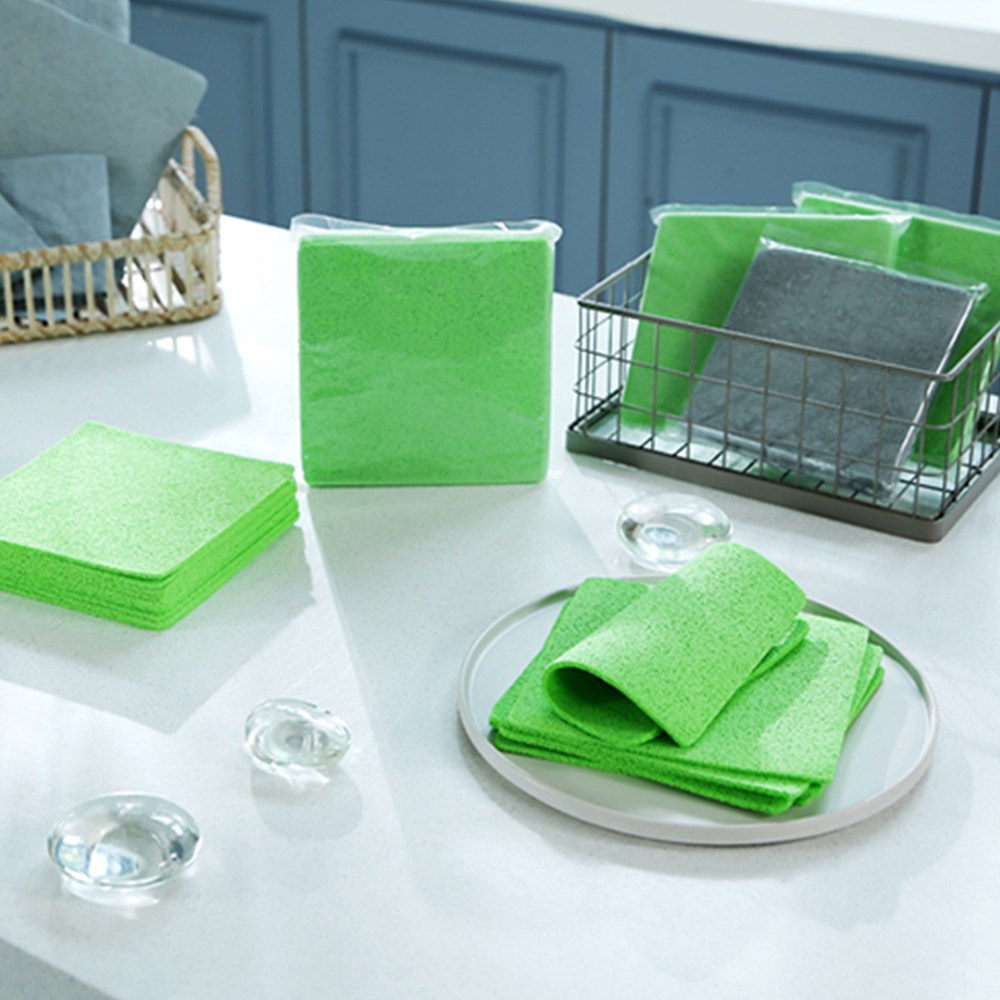 [TV홈쇼핑정품 찜케어] 청소왕 매직그린 빨아쓰는 극세사 다목적 수세미 행주 욕실 주방 매직블럭 29,900원