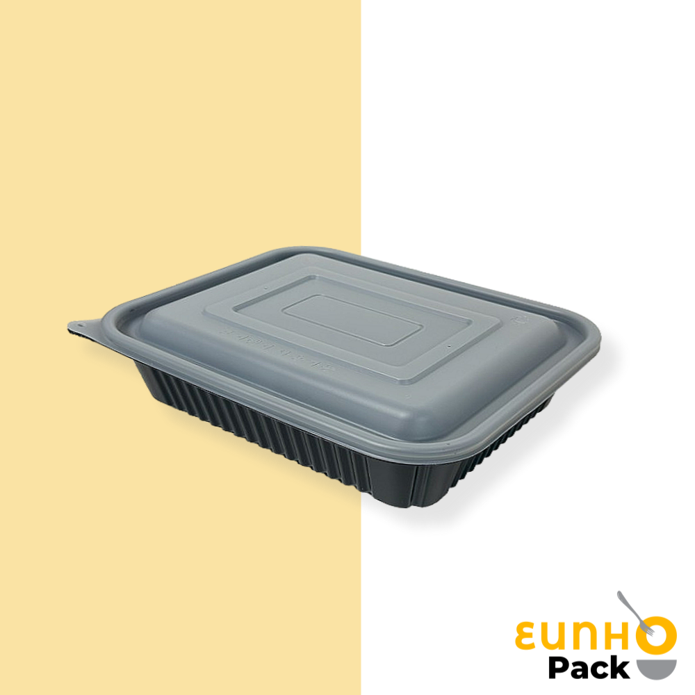 EH 소형 사각찜 용기 23195 소 흑색 일회용 배달 포장 66,590원