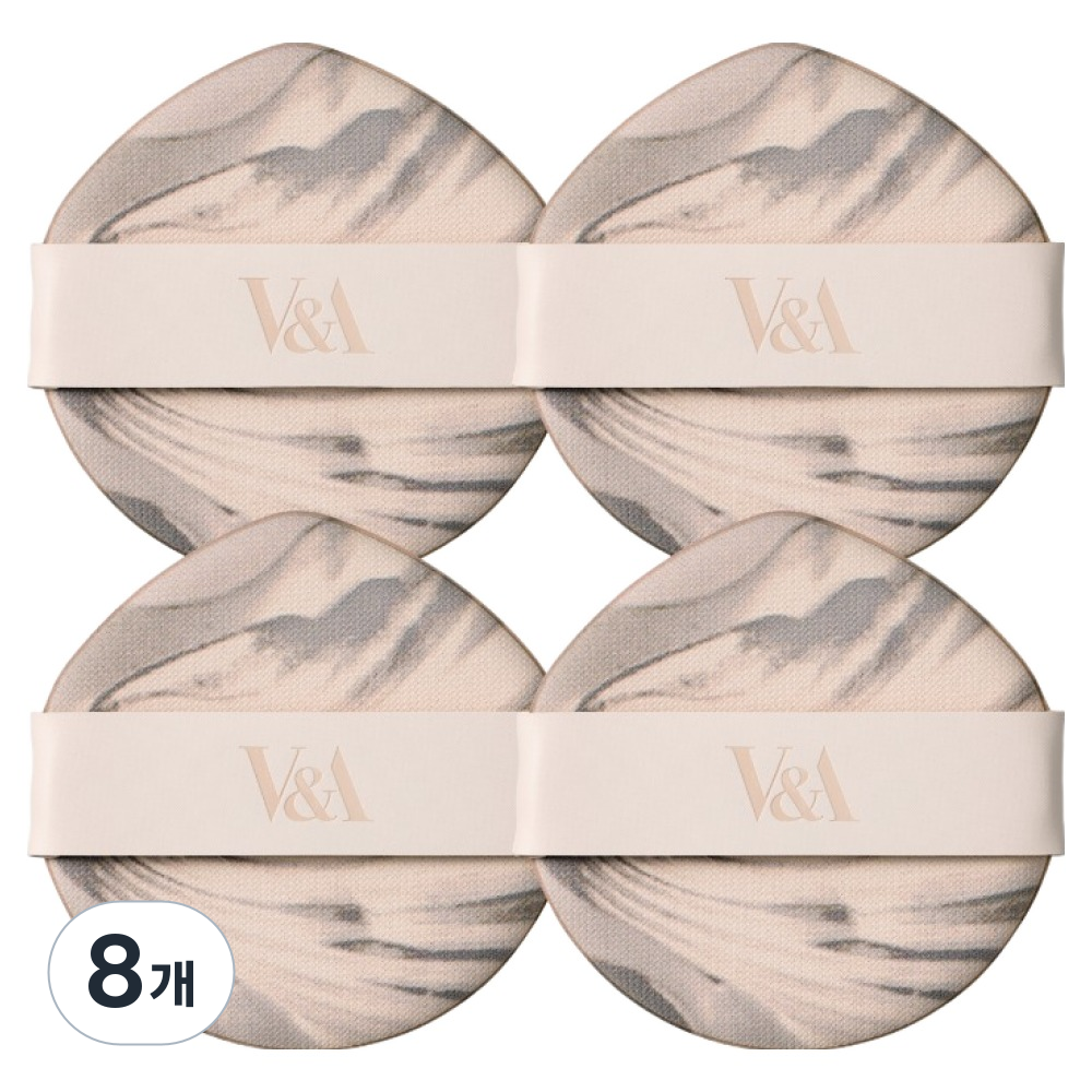 브이앤에이뷰티 Beauty 롱 웨어 쿠션 파운데이션 퍼프, 8개, 베이지 20,000원