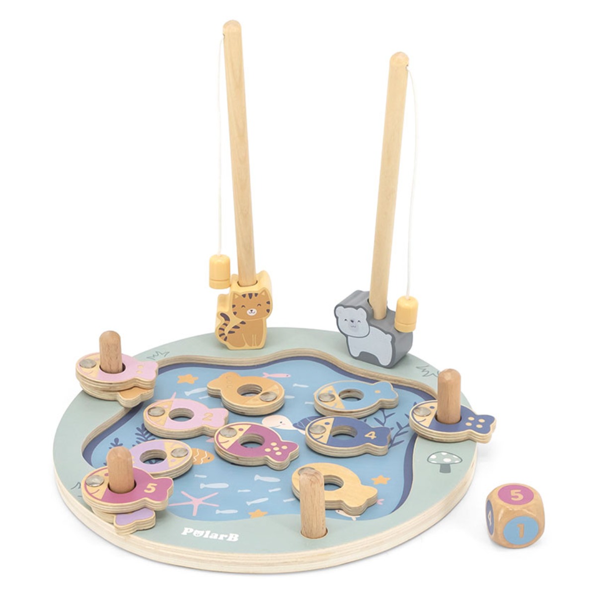 폴라비 자석 낚시놀이 장난감 원목 아기 소근육 발달 18개월 19개월 20개월 27,000원