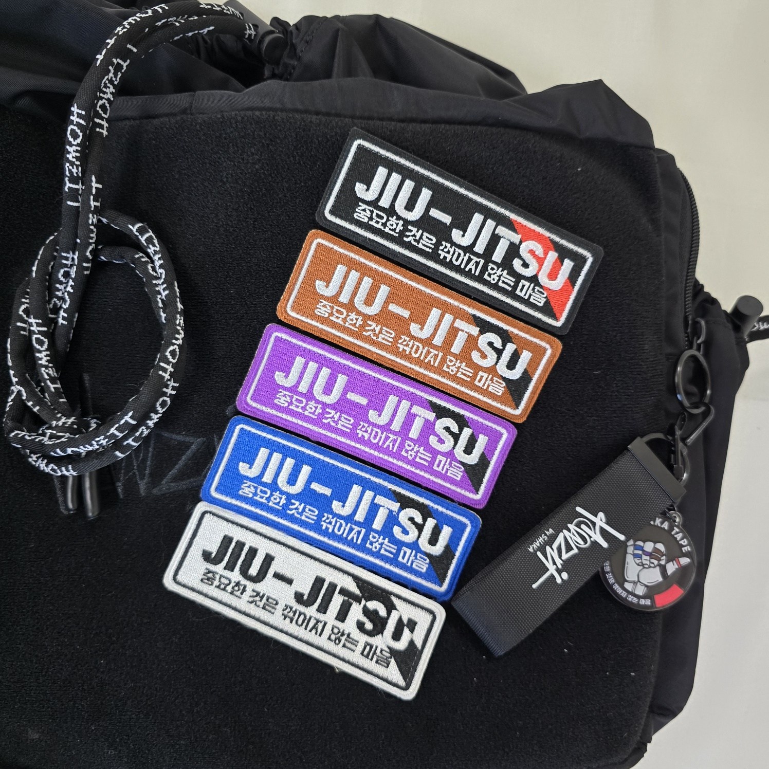 하우짓 주짓수패치 중꺾마 자수패치 벨크로 찍찍이 와펜 샤카 가방패치 5,000원