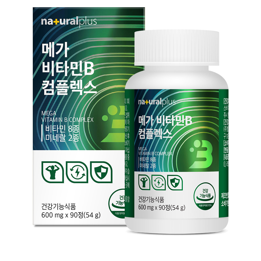 내츄럴플러스 메가 비타민B 컴플렉스 54g 11,100원