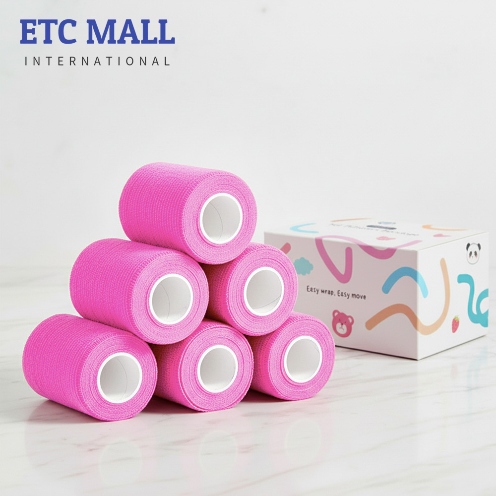 이티씨몰 자가점착 밴드 7.5cm 압박붕대 5+1 핑크 11,500원