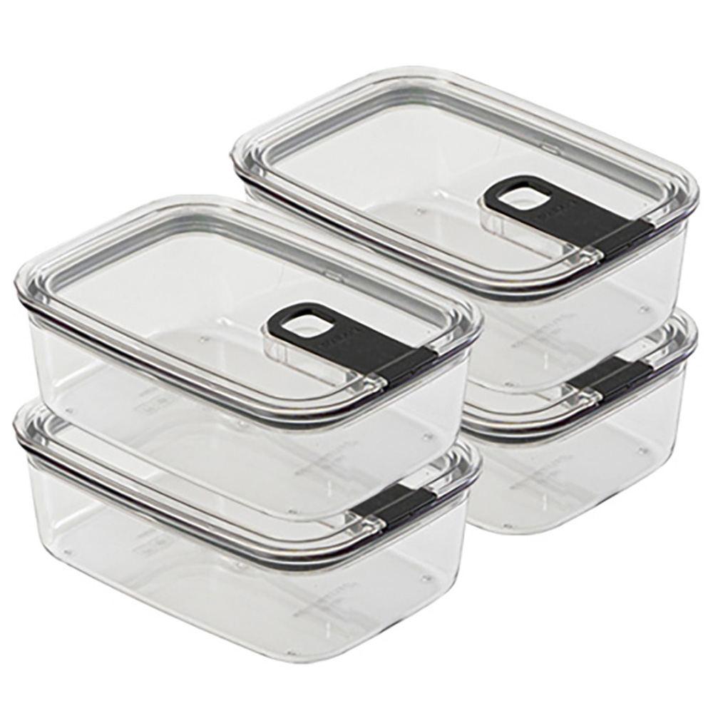 비엘락 올투명 원터치 에코젠 밀폐용기 블랙 900ml 46,490원