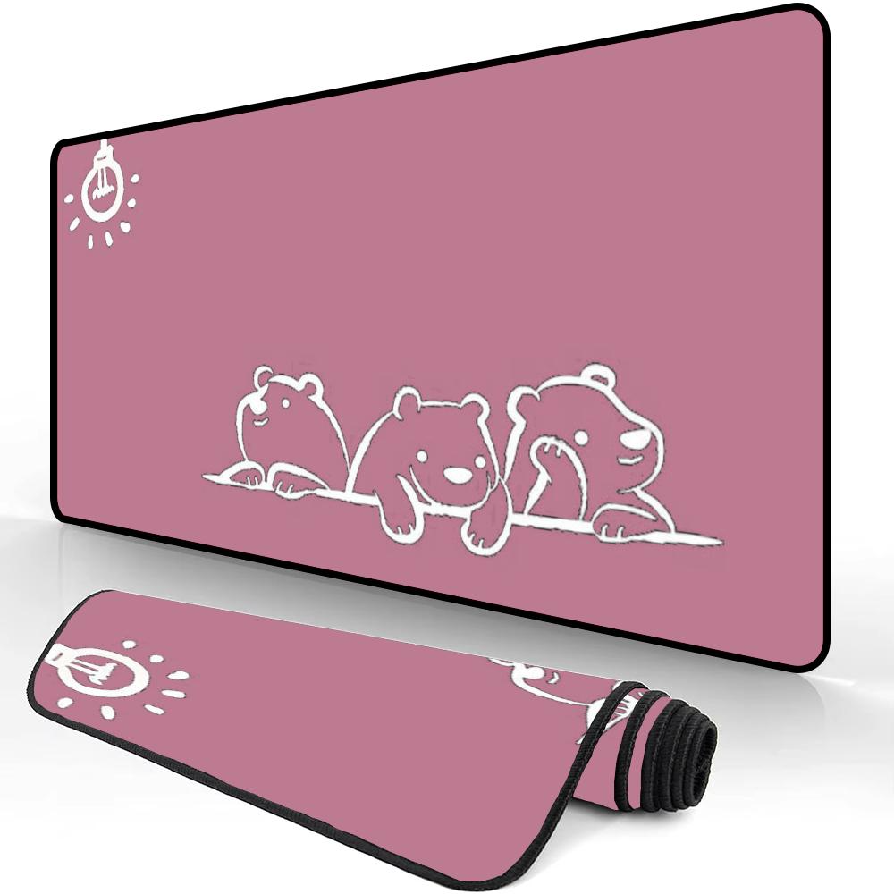 (러블리 시리즈)XXL 대형 마우스패드 900X400X3mm 고해상도 인쇄 미끄럼 방지, 1개, 핑크곰곰 20,800원