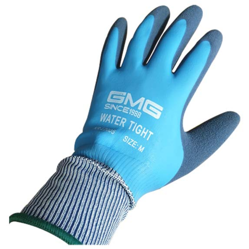방수장갑 GMG KR-L2005 워터타이트 방수 방유 라텍스 코팅장갑 이중코팅 미끌림방지 완벽그립, 대(L), 1개 4,000원