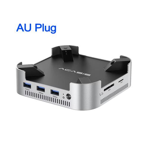 아카시스 맥 미니 도킹 스테이션 USB C 허브 듀얼 베이 M.2 NVMe SSD 인클로저 포함 10Gbps USB-A 스플리터 SDTF 맥 미니 M4 Pro용 153,000원