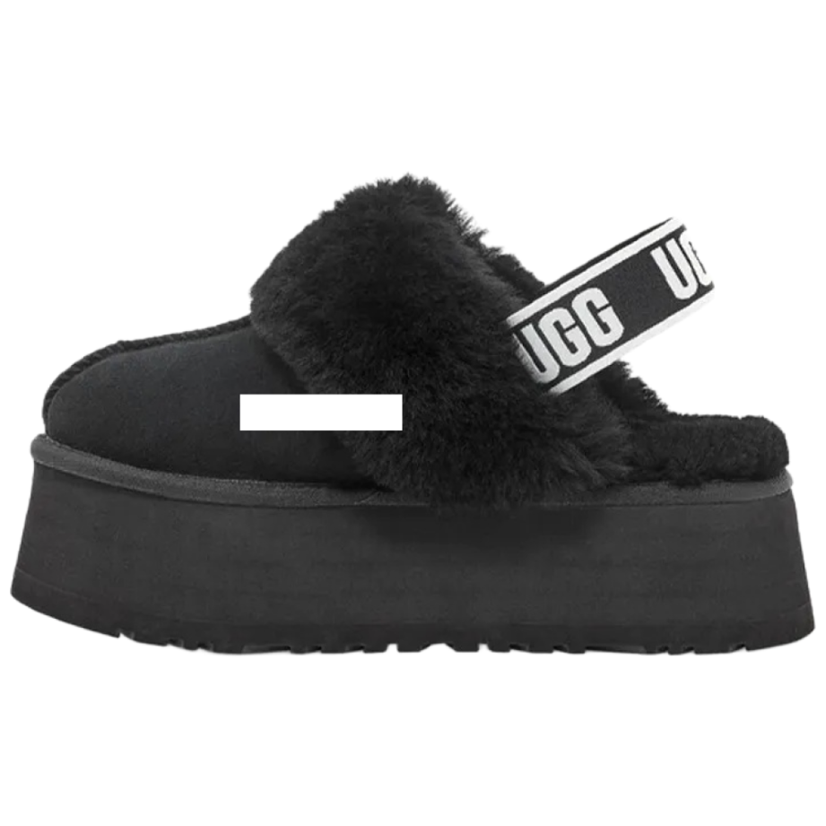 어그[WOMEN] 스웨이드 스트랩 플랫폼 슬리퍼 (펀케트) 1665303527 BLK_1113474 139,900원