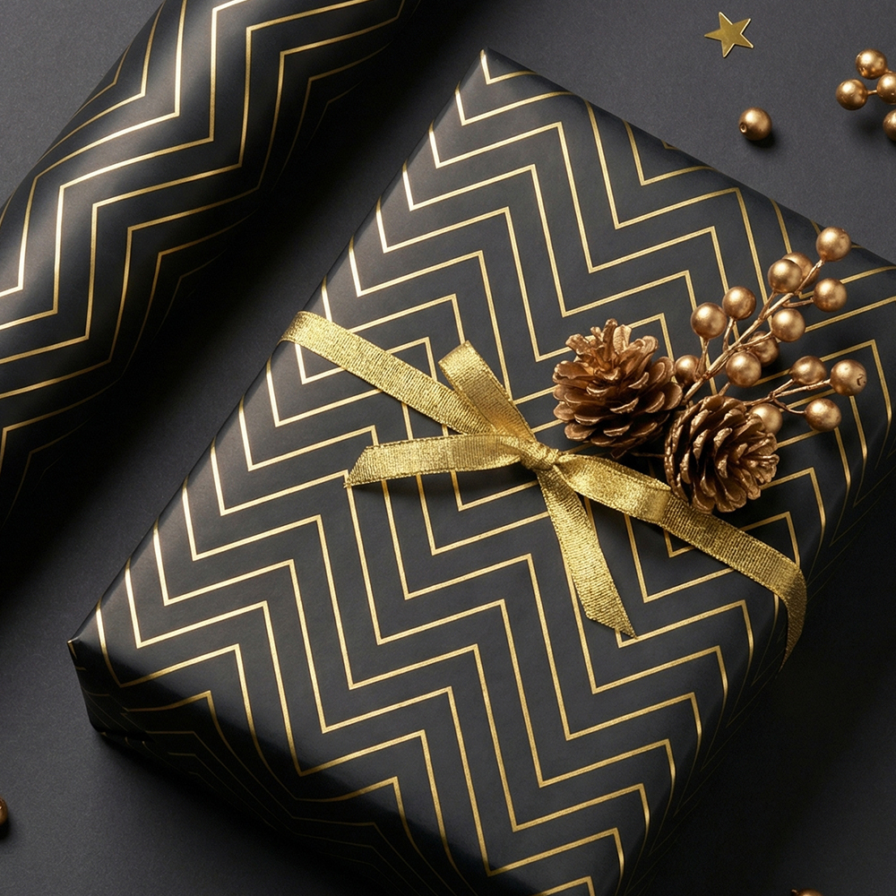 좋은기븐 세브런 종이롤 포장지 10m, 블랙, 1개 7,250원