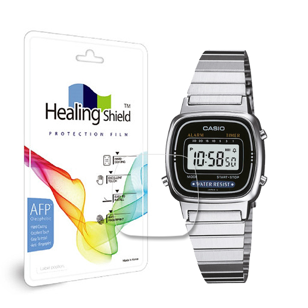 카시오 LA-670 LA670WA-1 전용 힐링쉴드 시계보호필름 기스방지 유리보호필름 10,500원
