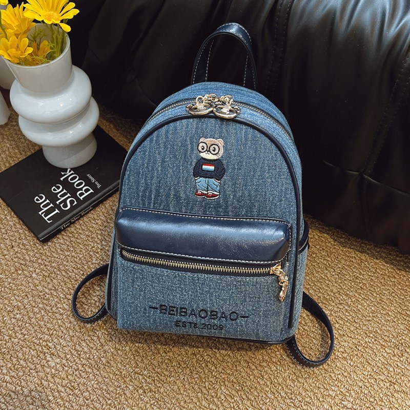 여자백팩 백팩 걸 학생가방 캐릭터 곰돌이 백팩 대용량 출퇴근 가방 여행가방, 현재가 59,000원