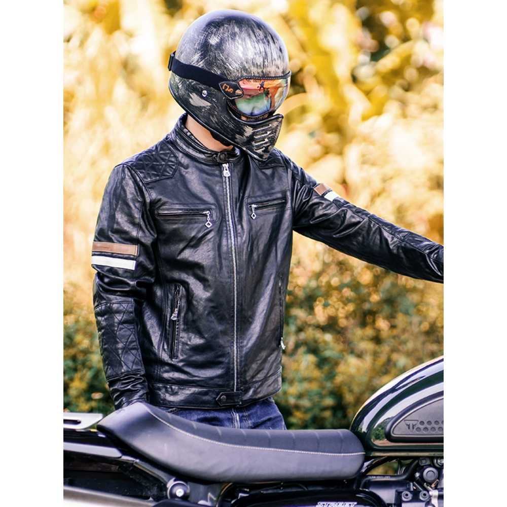 오토바이 가죽 의류 가을 할리 복고풍 장비 양피 730,200원