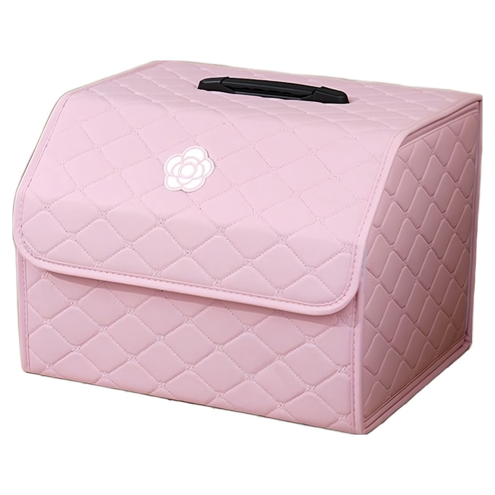 크로니클 닐라 차량용 트렁크 수납함 접이식 틈새 보관 정리함 플라워, 핑크 21,900원