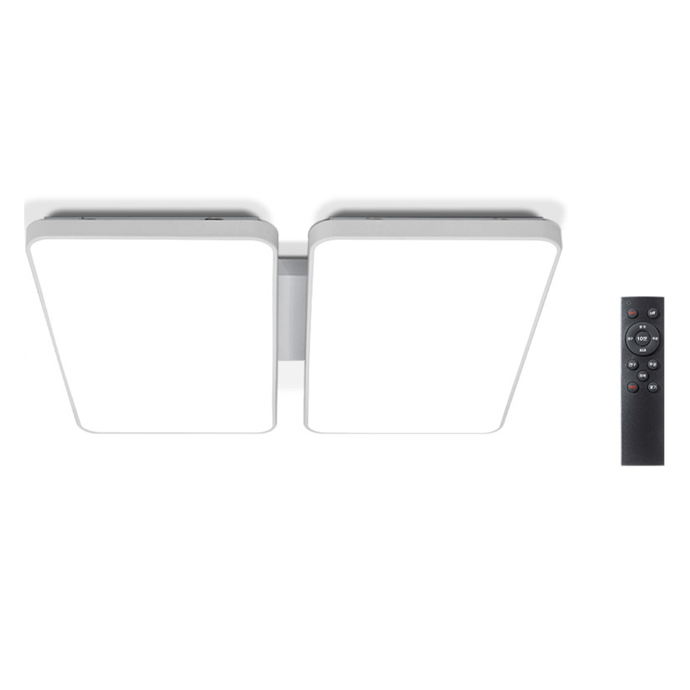 멜리빙 라이트 심플 삼색변환 거실등, 리모컨 LED150W, 화이트(거실등) 99,000원