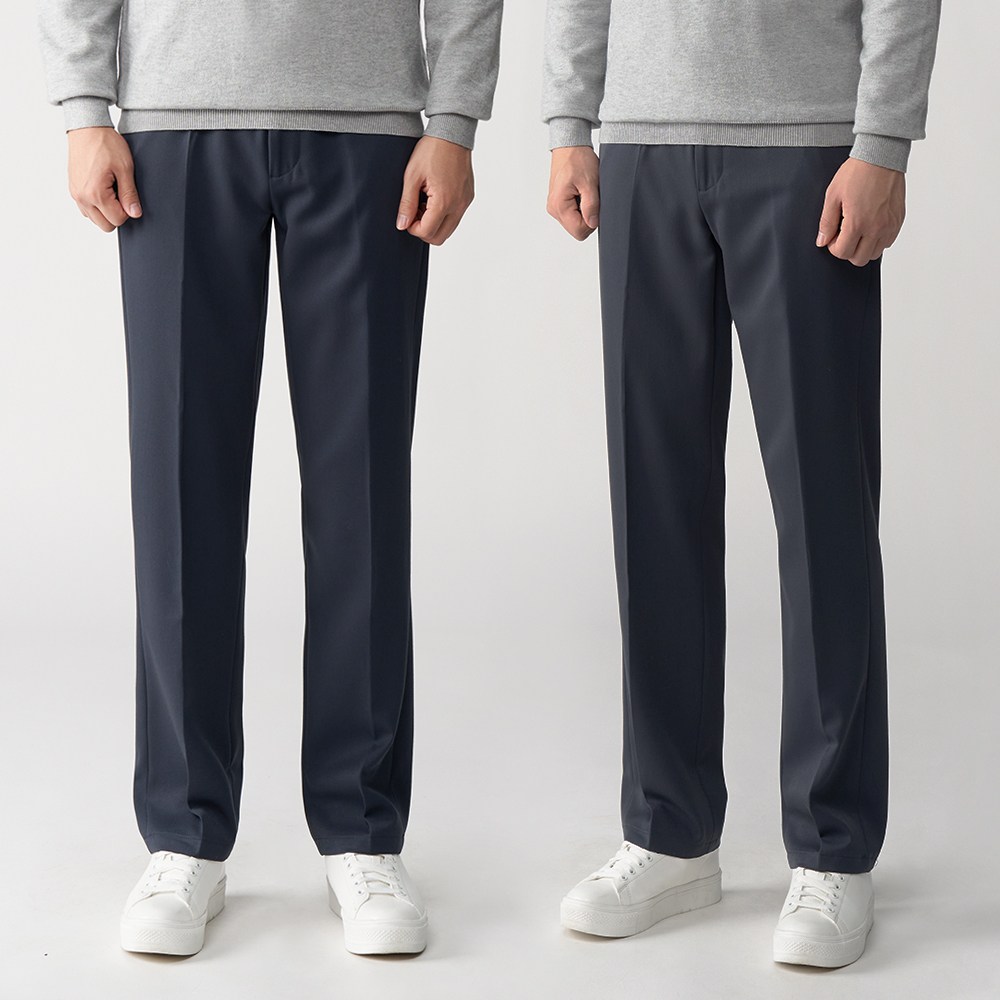 팀스핏 남성용 빅사이즈 옆밴딩 스탠다드핏 스판 슬랙스 25,800원