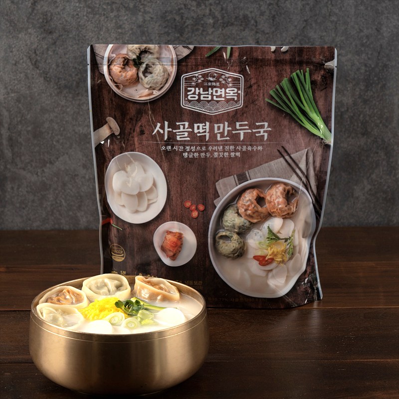 강남면옥 사골떡만두국 644g (2인분) 10,900원