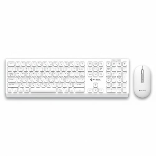 이큐메딕 항균 펜타그래프 저소음 무선 키보드 마우스 세트 38,500원