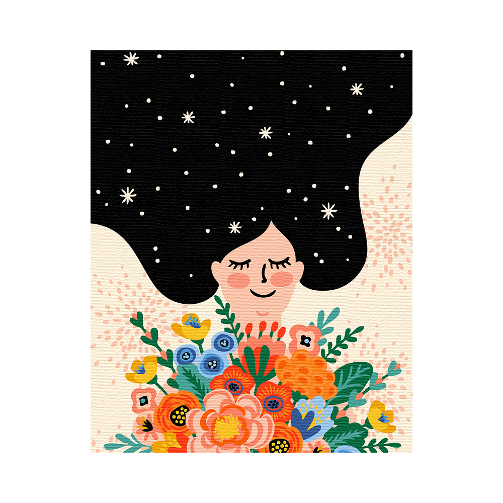 플레이어바웃 고백 DIY 명화 그리기 40 x 50 cm 세트, 혼합색상, 1개 17,900원