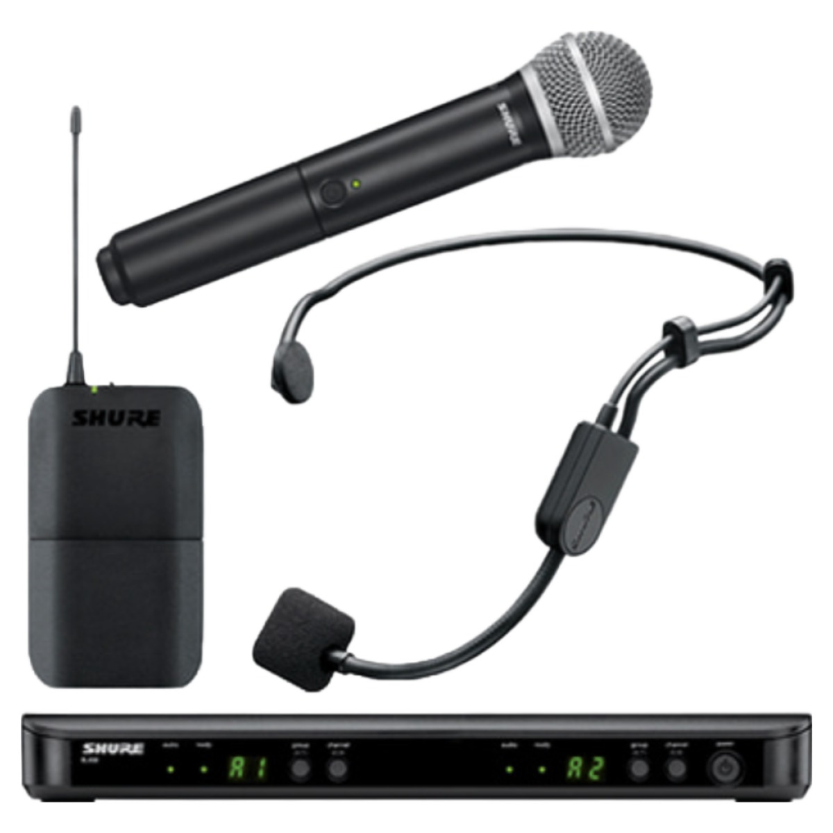 BLX1288 PGA31 SHURE 2채널 슈어 무선헤드셋, BLX1288|PGA31 1,200,000원