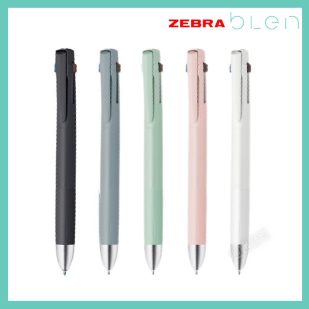 제브라 블렌 4+S 4색 멀티펜 blen 볼펜샤프 0.7mm 펜팬, 블랙, 1개 11,250원