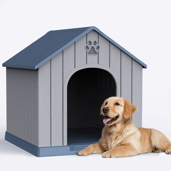 레드와이 플라스틱 강아지집 개집 야외 실외 대형견집 애견하우스 반려동물, 1개, 그레이+블루 109,000원