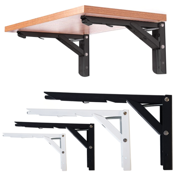 와이드 접이식 선반대 선반받침대 벽고정 철제선반 지지대, 1개 12,100원