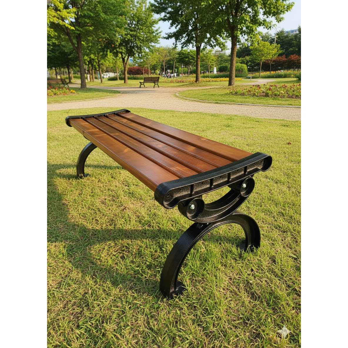 호세스 야외벤치 원목 주물 주철 무거운 평벤치 BH020 114,800원