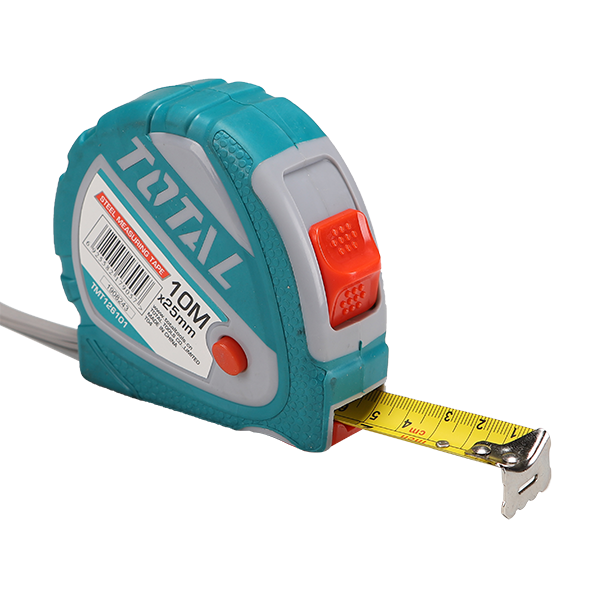 토탈 스틸 줄자 10M 충격방지 고무커버 고급형 5,140원