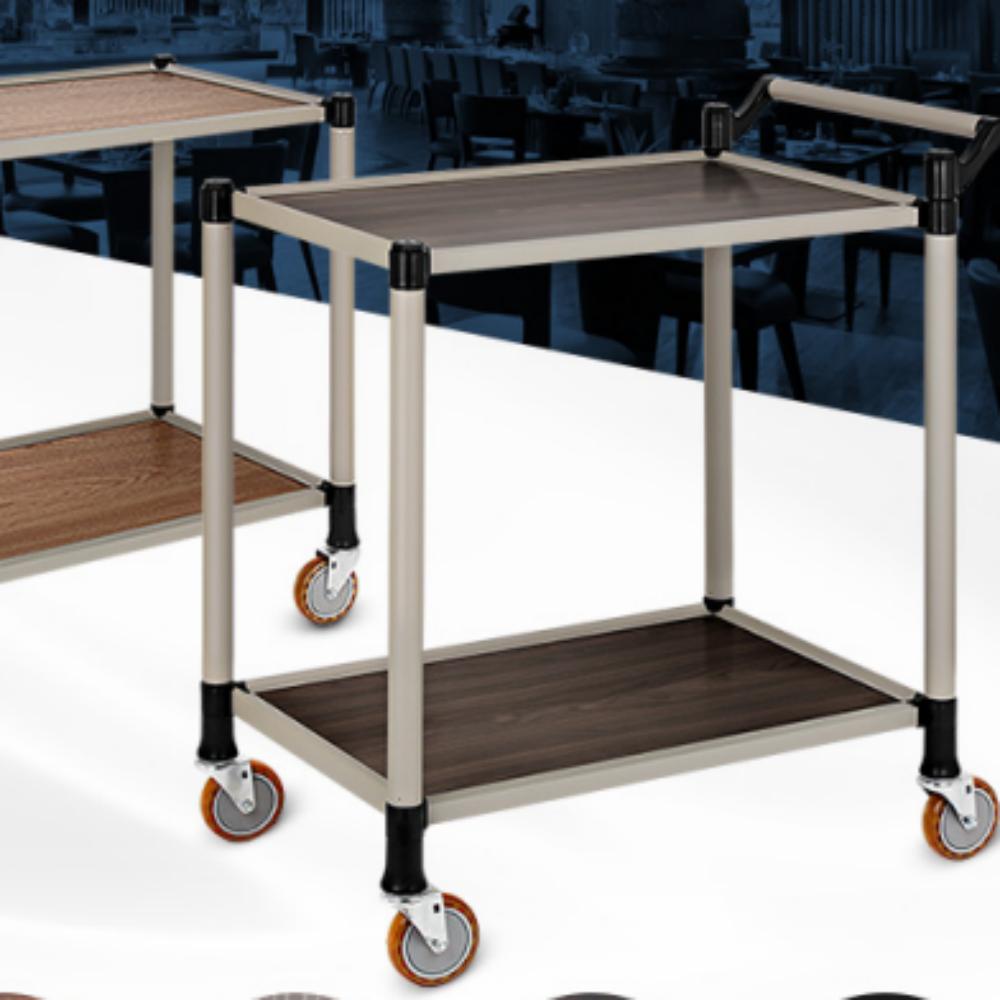 트롤리 수납장 트레이 식당 바퀴달린 업소용 서빙카 카트 선반 이동식 2단 214,500원