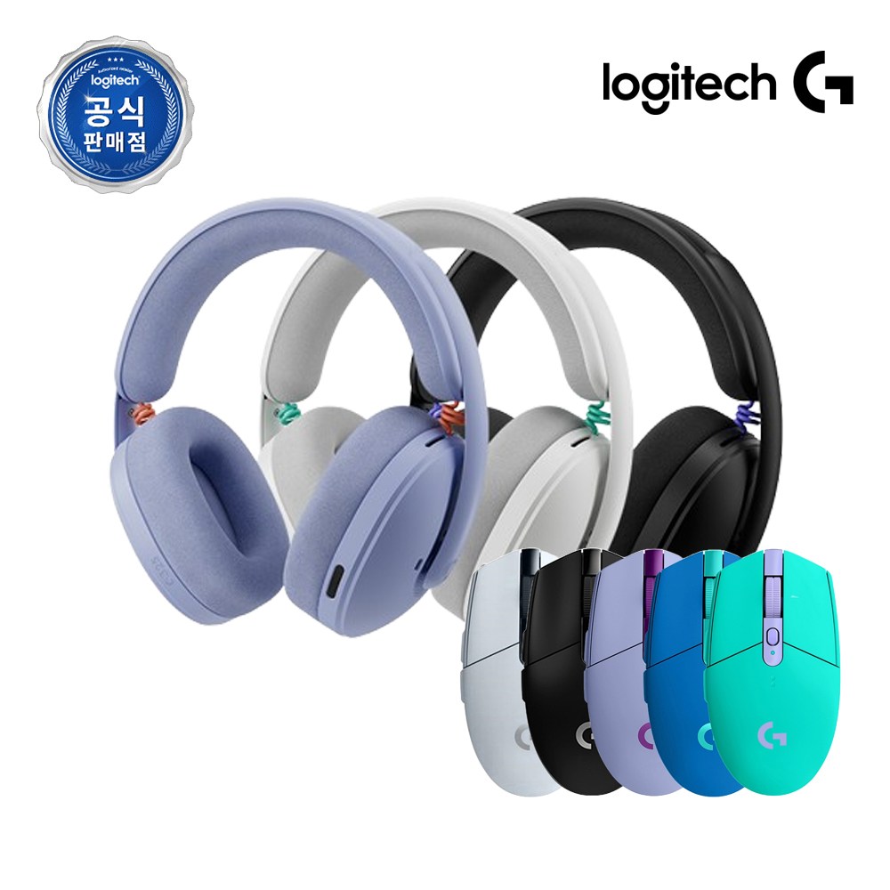 로지텍코리아 공식 G325 무선 게이밍 헤드셋 + G304 무선 마우스 패키지 178,900원