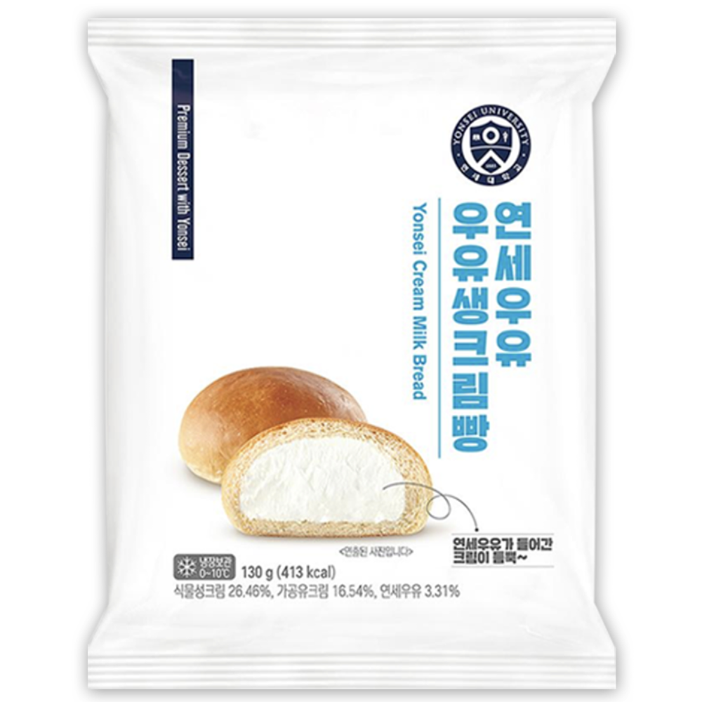연세우유 우유생크림빵, 3개, 130g 13,660원