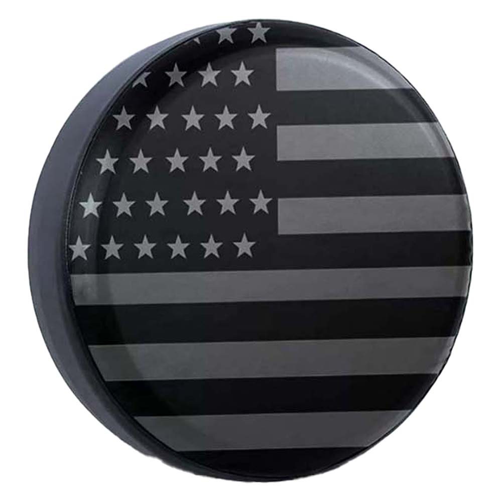 카에버 타이어 두꺼운 PVC 성조기패턴 예비 타이어 보관백 + 보관 파우치 세트 65~69cm 호환, 블랙, 1세트 20,160원