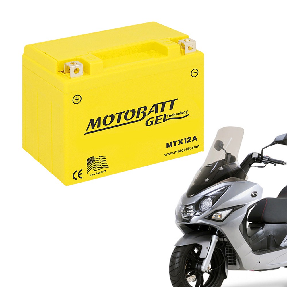모토뱃젤 오토바이배터리 MTX12 12V 12AH YTX12-BS YTX14-BS 밧데리, 1개, 대림 Q3 72,890원