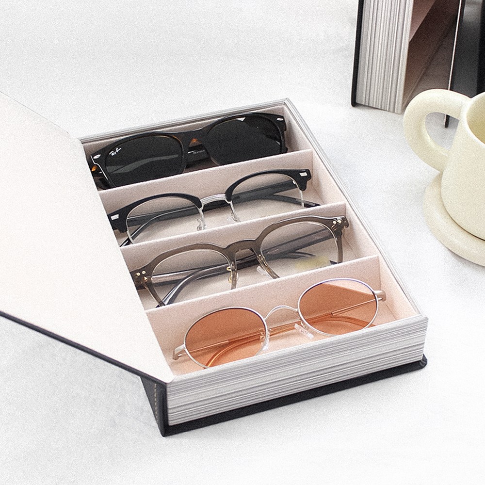 페이크북 안경 보관함 인테리어 모형책 선글라스 수납 박스 27,900원