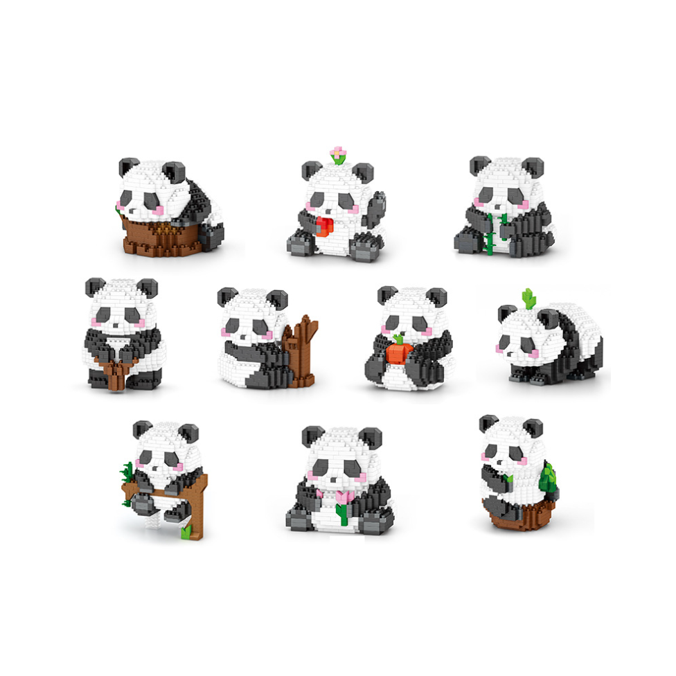 [PANDA] 판다 시리즈 캐치브릭스 블록 나노블록, 1개 3,900원