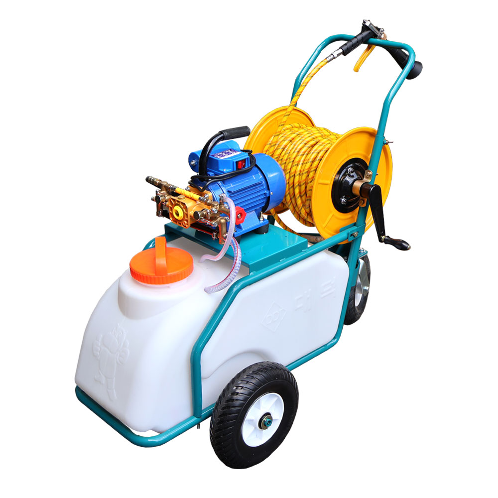 동력분무기 구보텍 220V 전기 모터 3륜 이동식 분무기 밀차형 농약 살포기 살수기 펌프오일 포함, 단일, 1개 781,900원