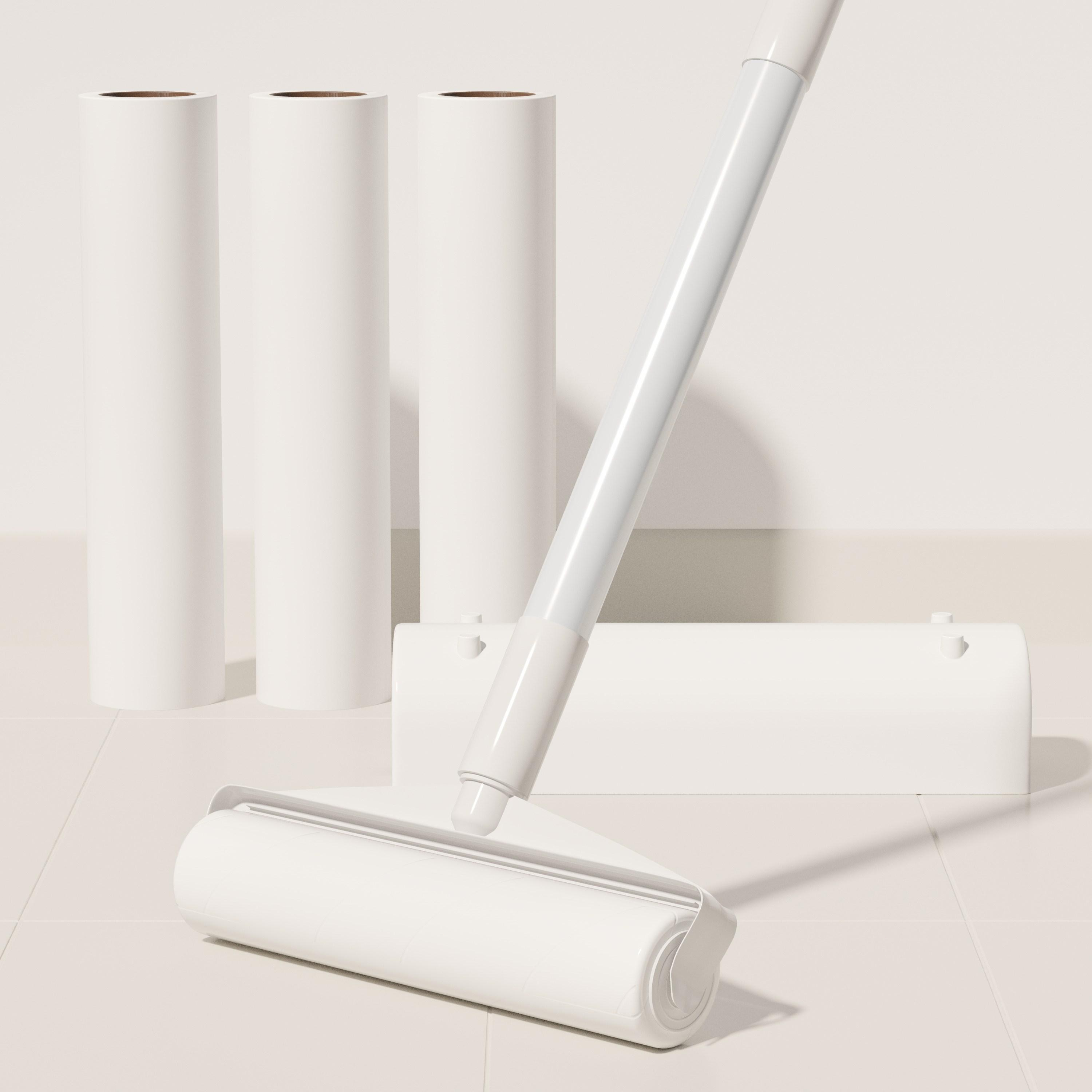 초강력 24cm 사선컷팅 대형 테이프 클리너 롱핸들 3단 본체+리필 90회 4P, 1세트 23,800원