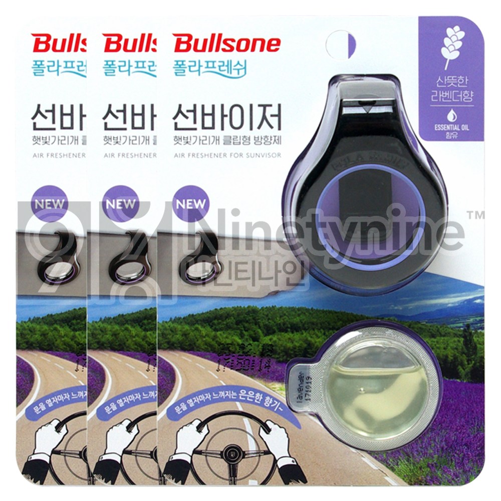 폴라프레쉬 선바이저 햇빛가리개 클립형 방향제 라벤더향 본품+리필 18,600원