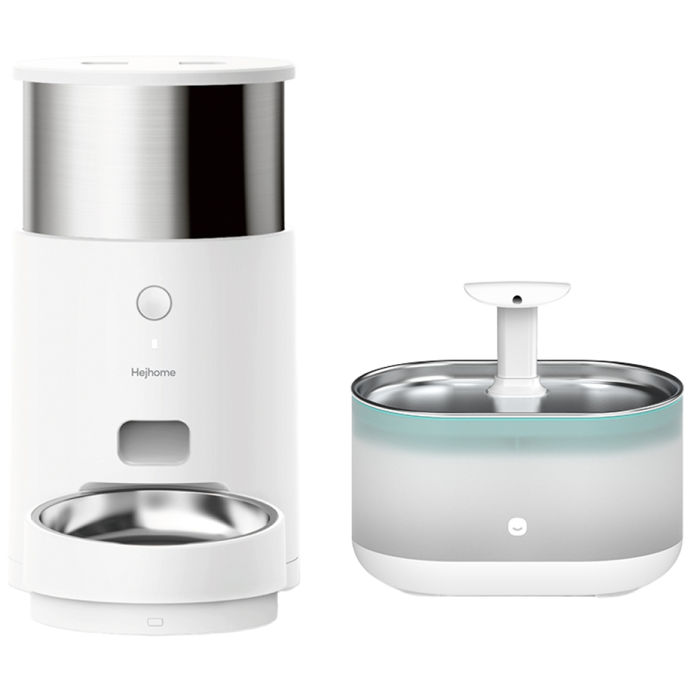 헤이홈 강아지 고양이 스마트 펫 자동 급식기 CARE + 급수기 물그릇 밥그릇 정수기 세트 155,700원