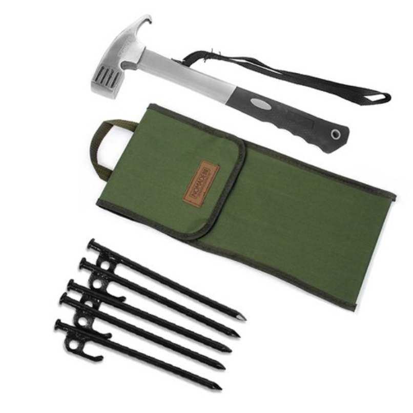 노마드 스트롱 해머 + 갈고리 고강도 단조팩 20cm + 팩해머 케이스 세트 49,800원