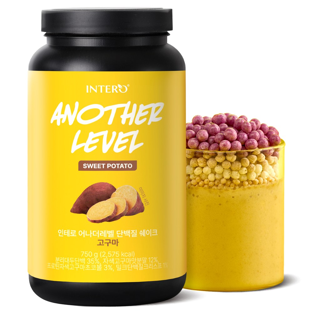 인테로 어나더레벨 단백질 쉐이크 고구마맛, 1개, 630g 24,900원